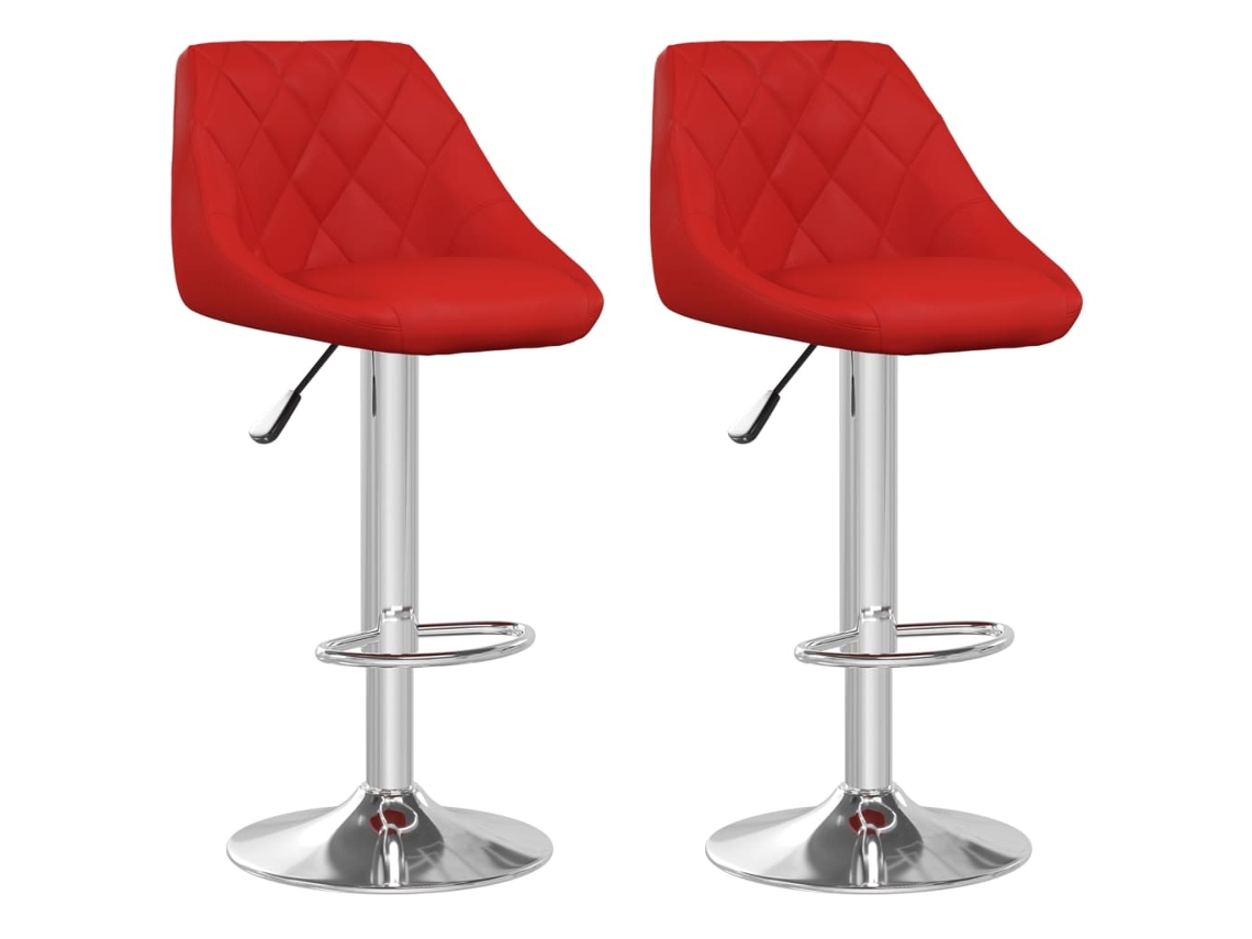 Bar Stool, Bar Stools Vidaxl Vermelho Couro Artificial (n/a)