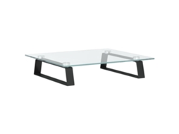 VIDAXL Suporte para Monitor 40X35X8 Cm Vidro Temperado e Metal Preto
