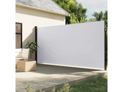 Vidaxl Toldo Lateral Retrátil 220x300 Cm Branco