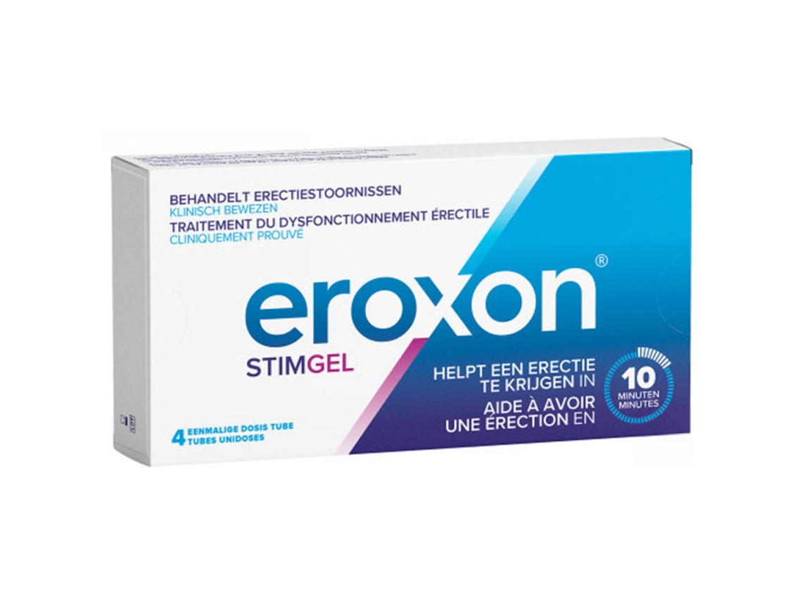 Tratamento para disfunção erétil EROXON Stimgel 4 tubos de dose única