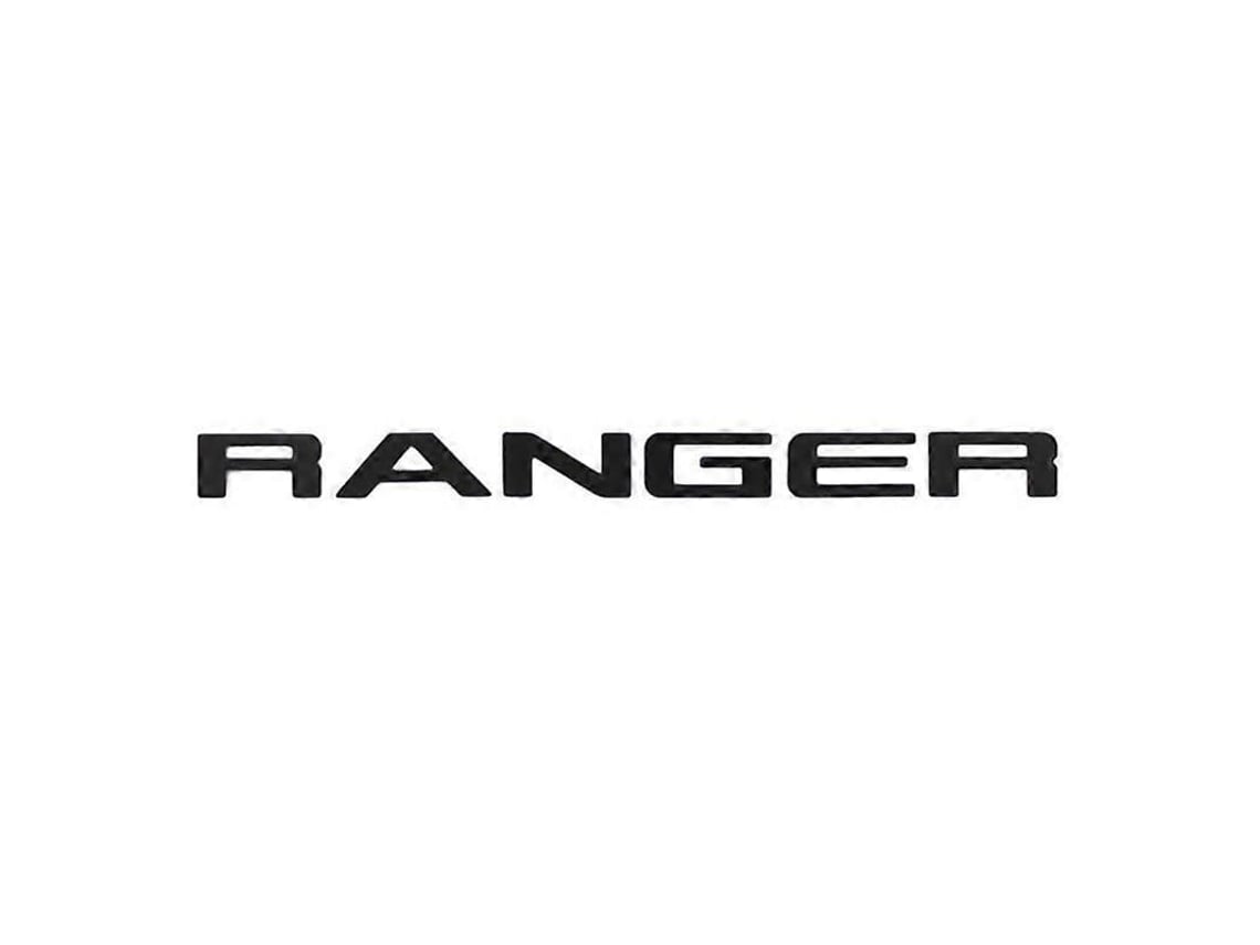 Letras 3d Elevadas Para Ranger 2019-2020 Em Abs Preto - Destaque Seu Caminhão Com Instalação Fácil E Resistente Preto