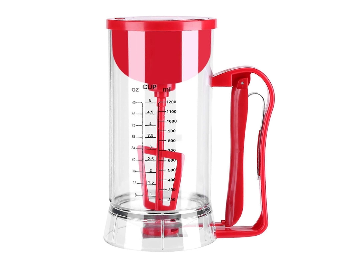 Misturador Elétrico Sem Fio com Dispensador de Massa e Mistura Automática para Panquecas, Cupcakes e Waffles TAISHENGDA
