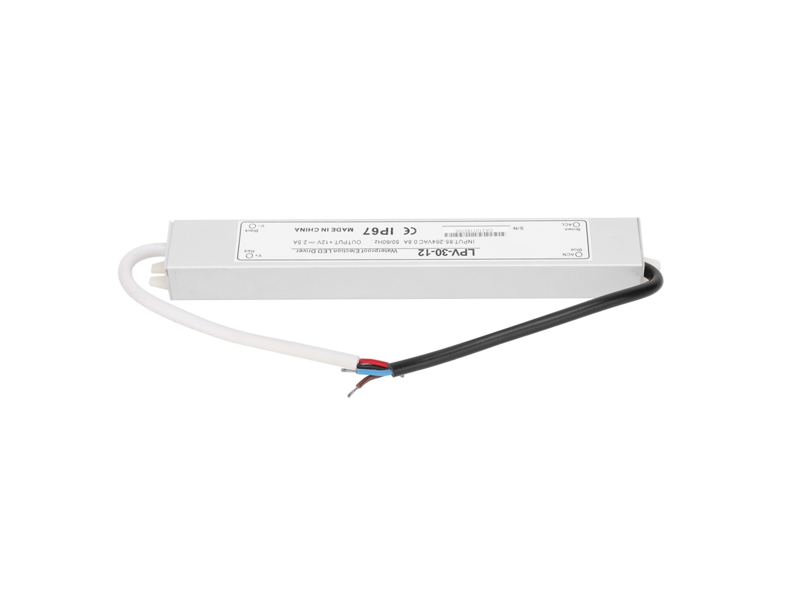 Fonte De Alimentação Chaveada Ip67 À Prova D'água Led Driver Dc12v 30w Saída Única