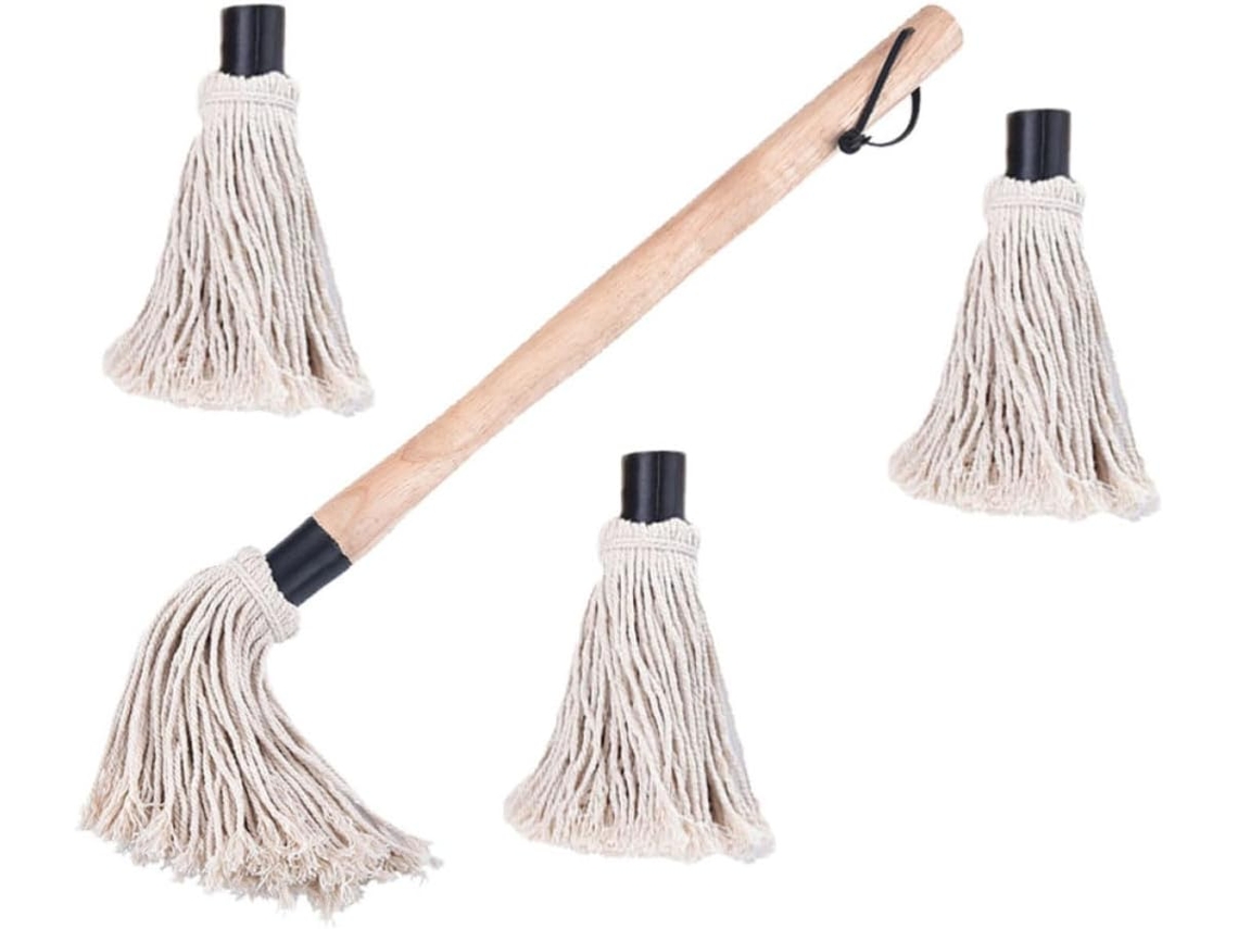 Pincel Para Untar Com Cabo De Madeira, Ideal Para Churrasco, 1