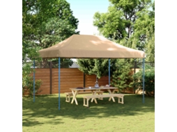 Vidaxl Tenda Para Festas Pop-up Dobrável 440x292x315 Cm Bege
