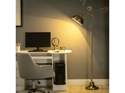 Luminária Arco Retrô Abajur Ajustável Soquete E27, Estilo Vintage Para Sala E Quarto