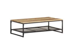 Vidaxl Mesa De Centro 110x60x35 Cm Madeira Recuperada Maciça