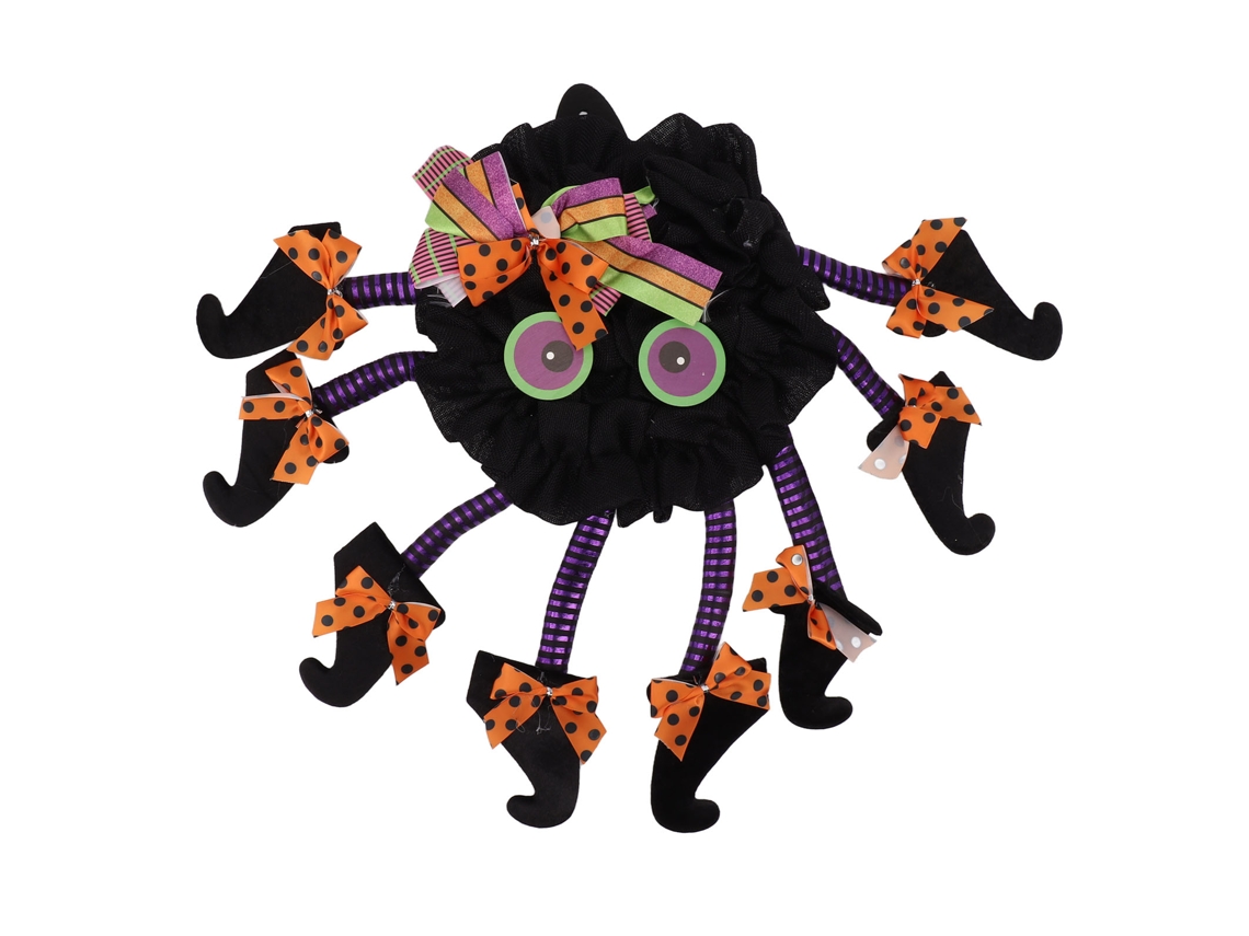 Enfeite De Guirlanda De Aranha Assustadora Halloween