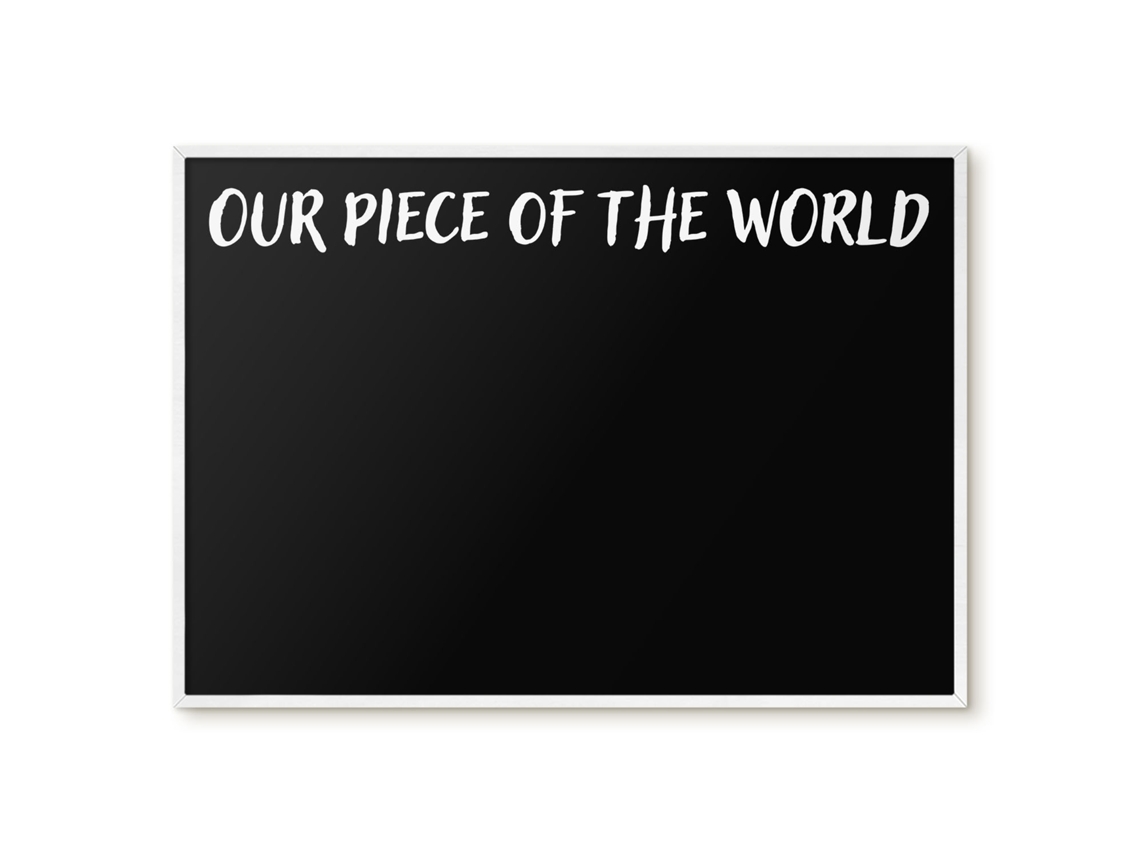 Magnetic Board For Wall Our Piece Of The World For The Bedroom Espelharte (100x70 Cm)