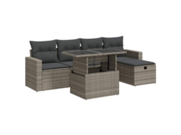 Garden Sofa Set, Garden Sofa Sets Vidaxl Cinzeto Rattan / Vime (n/a)