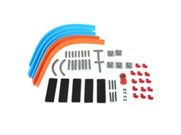 Kit De Pista De Carros De Corrida Com Catapulta 68 Peças Brinquedo Construção Para Crianças Presente Rc Carro Velocidade Alta