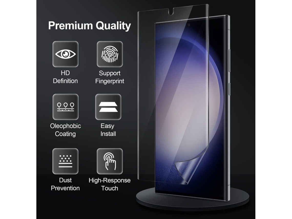 2026 3 pack Protetor de Tela Premium para Samsung S23 Ultra Transparente