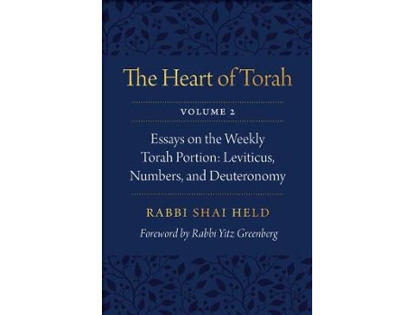Livro the heart of torah, volume 2 de shai held (inglês)