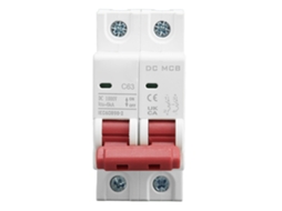 Interruptor Automático 2p Cd 1000v Mcb 63a, Interruptor de Proteção com Capacidade de Ruptura de 6000a para Lar
