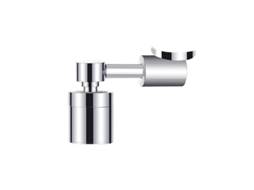 Aerador de Torneira Nova Line Rotativo 1080° Multifuncional para Cozinha e Banheiro Prata S/MARCA