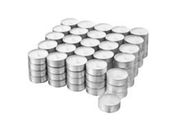 Velas Tea Lights Sem Cheiro LAXISCREED 100un 4h Brancas
