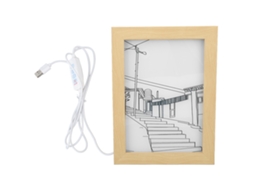 Quadro Luminoso Led com 3 Modos, Moderno e Elegante, para Decoração de Parede de Quarto CHABERLU