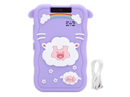 Telefone Brinquedo Infantil com Tela Tática 2.8 polegadas, Câmera Rotatória, Mp3, Mp4, Jogos, Violeta | S/MARCA