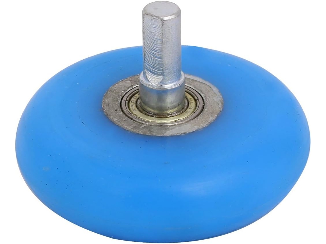 Rolo de Roda Borracha Silicone R10 para Máquina Revestimento com Eixo 10 Mm Diâmetro e 80 X 20 CHABERLU