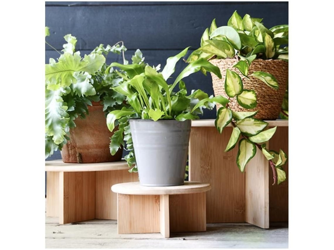 Suporte Para Vaso Em Bambu Diam. 25 Cm