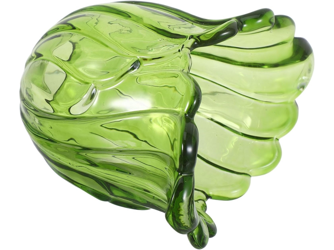 Abajur De Mesa Em Vidro Verde Com Ampla Compatibilidade E Iluminação Suave, Ideal Para Decoração De Interiores.