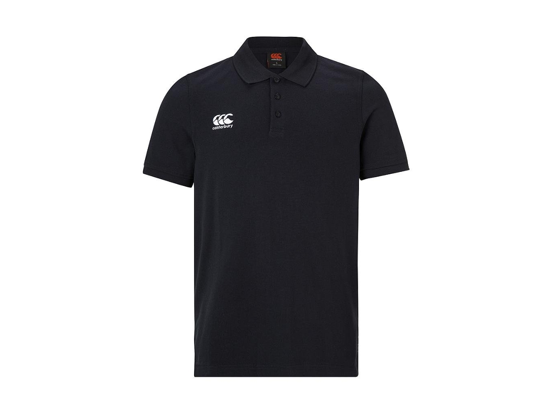 Camisa Polo Canterbury Masculina Preta Esportiva Casual Waimak S
