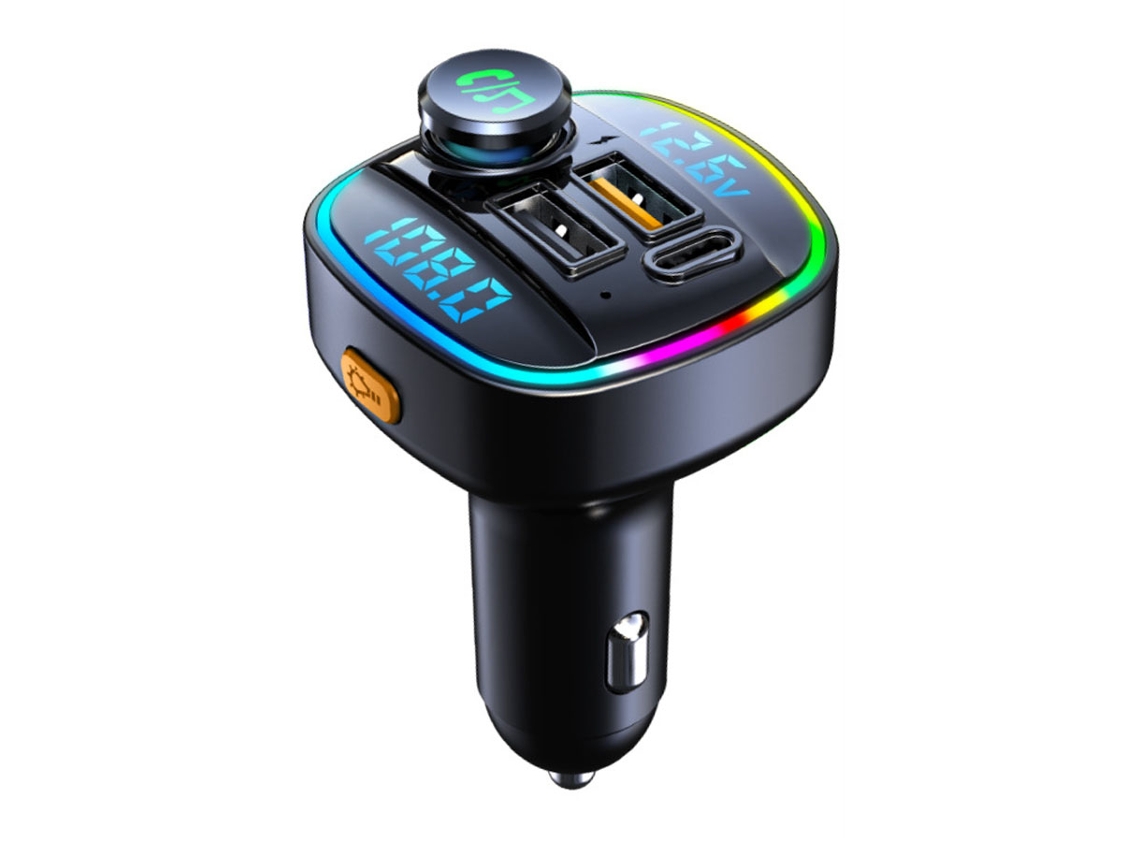 Transmissor Fm Bluetooth Veicular, Usb, Carga Rápida