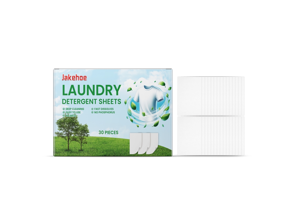Folhas Detergente Ecológico para Roupa