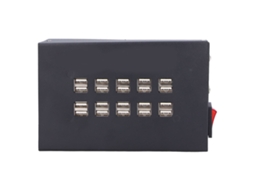 Carregador USB de 20 portas com proteção para casa e escritório