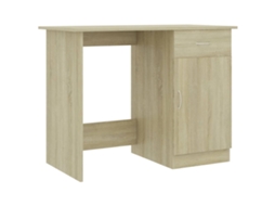 Desk, Desks Vidaxl Marrom Madeira Processada (n/a)