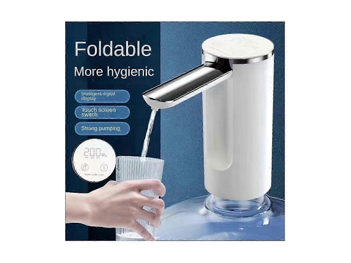 Bomba Dágua Elétrica, Bomba Dágua Inteligente Automática, Garrafa De 5 Galões, Dobrável, Mesa, Recarregável, Bebedouro PENGDSJE