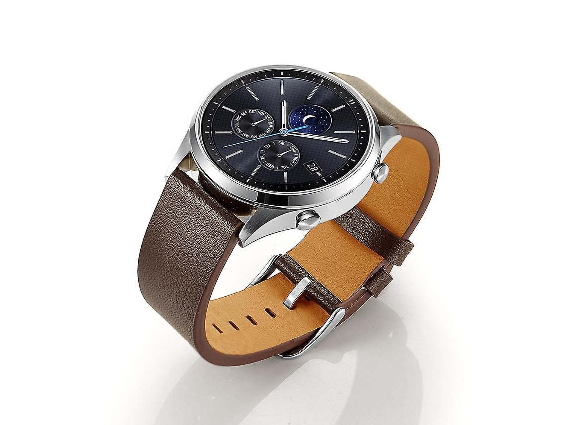 Pulseira de couro genuíno de 22 mm para Samsung Gear S3 Classic/Frontier Ly Ebike