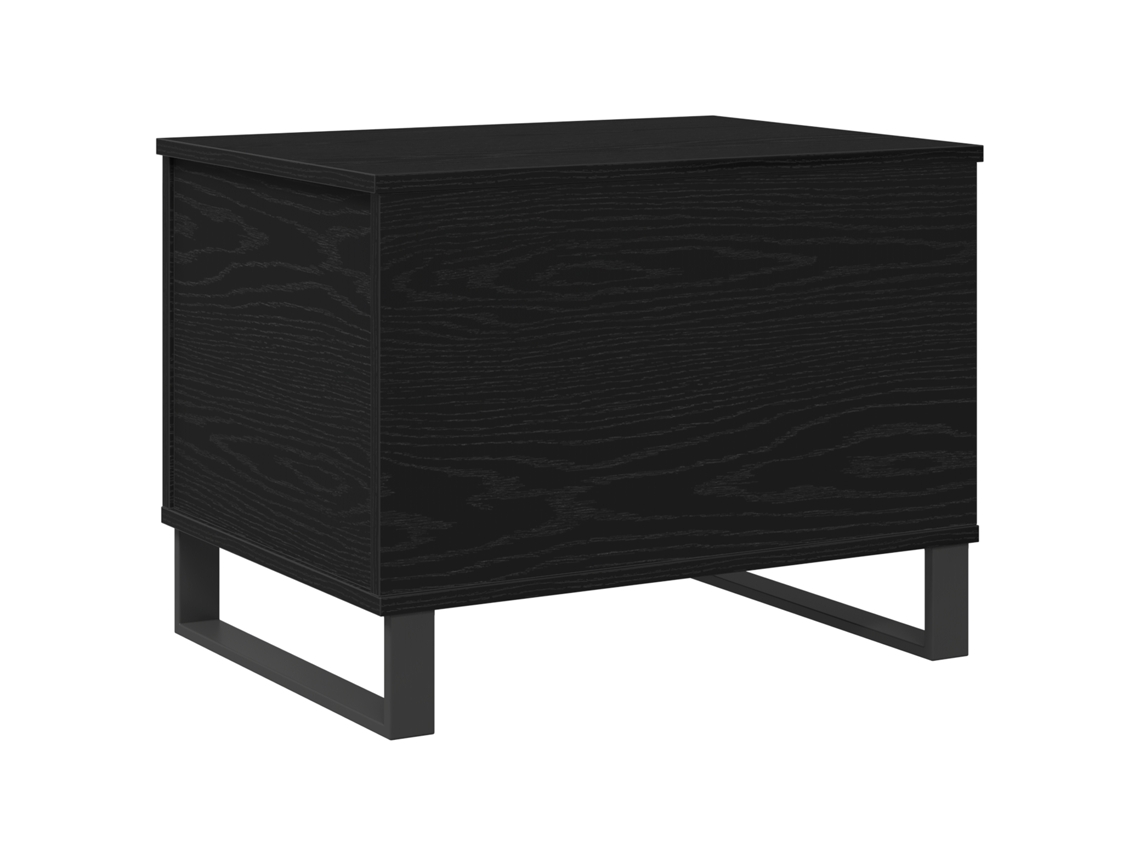 Conjunto 1 Mesa De Centro Vidaxl Preto Derivados De Madeira (60 X 44,5 X 45 Cm)