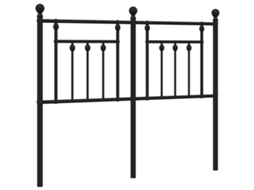 Cabeceira de Substituição 120 Cm Metal Preto MAISON EXCLUSIVE