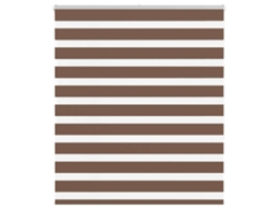 Vidaxl Cortina De Zebra 135x150 Cm Largura Do Tecido 130,9cm Poliéster
