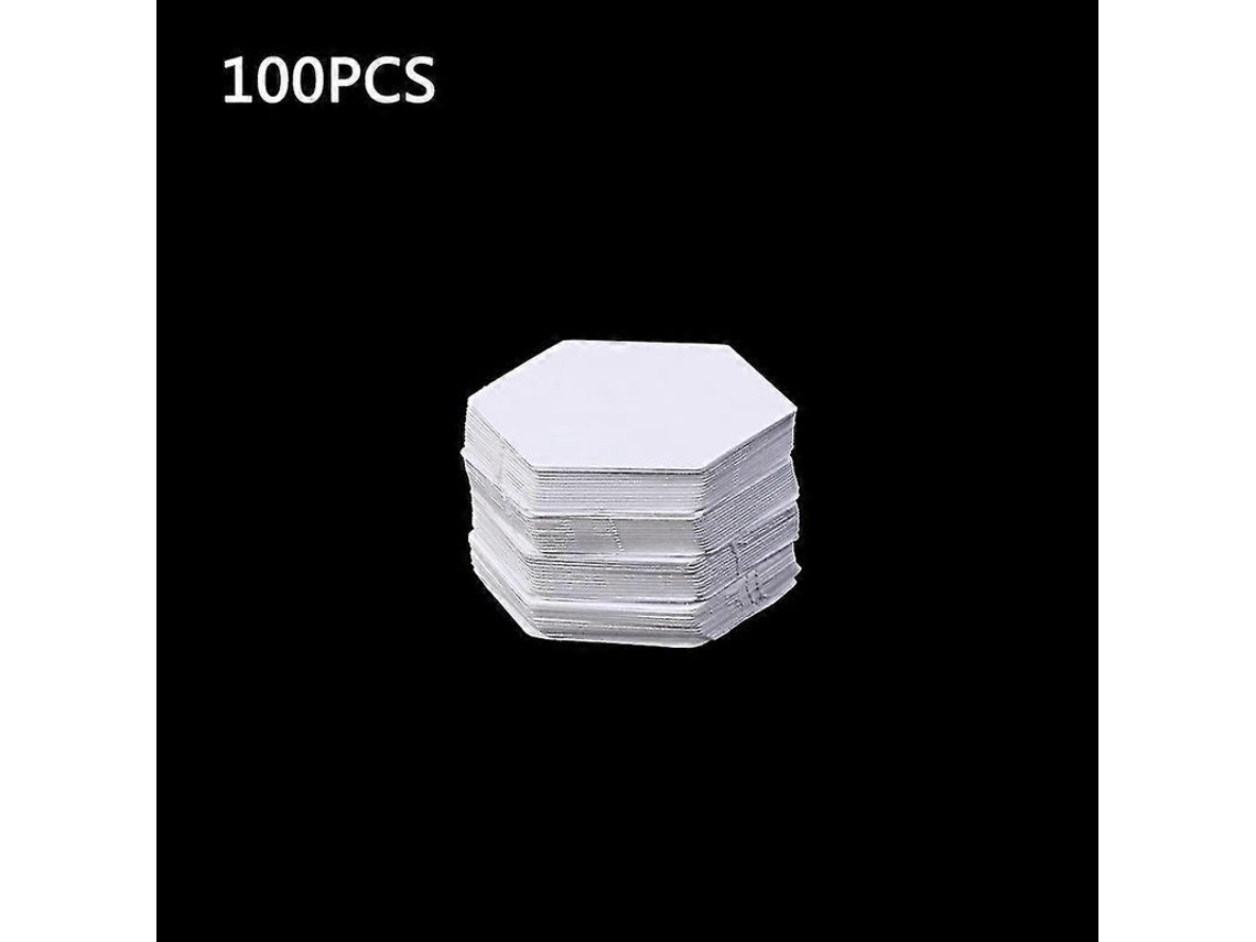 2026 plantillas de Hexágono para Patchwork Y Costura, 100 Piezas de Papel, 6 Tamaños, Herramienta Diy para Artesanía S202412306487