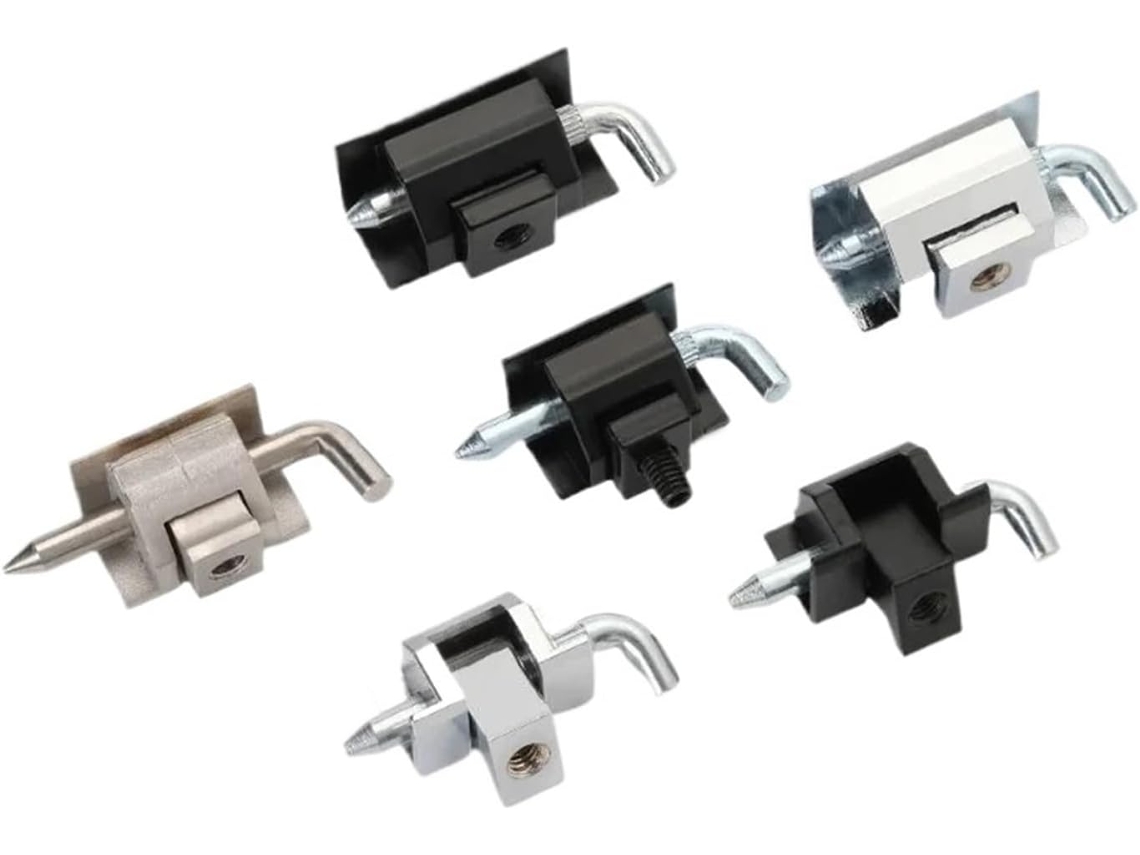 Dobradiça Oculta Destacável Em Liga De Zinco Cl230, Tipo Encaixe, Para Placa De 1, 5mm, Para Ferragens De Portas