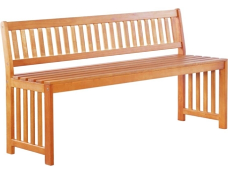 Banco de Jardim  44401 137 cm Madeira de Eucalipto Maciça