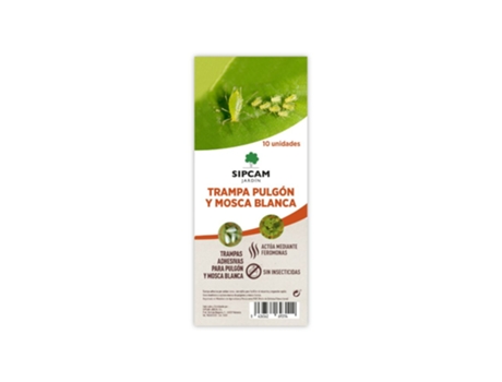 Trampa Cromática Mosca Blanca Y Pulgón 10Uds SIPCAM