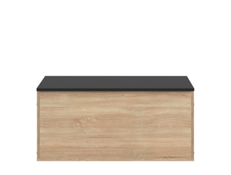 Roupeiro SYMBIOSIS (Painéis de Partículas - Carvalho e negro - 89 x 39.2 x 43.2 cm)