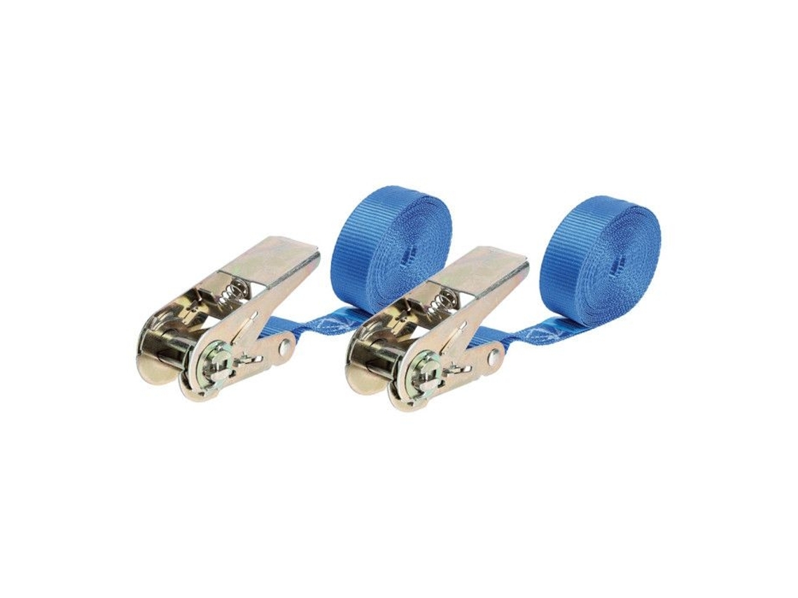 Conjunto De 2 Cintas Catraca, Capacidade De 500 Kg, 5 M X 25 Mm
