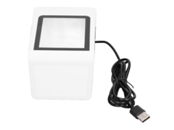 Leitor de Código de Barras Desktop Usb Sem Mão, Leitor QR Automático para PC POS