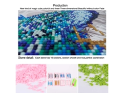 Kit De Pintura De Diamantes 5d Para Decoração De Parede