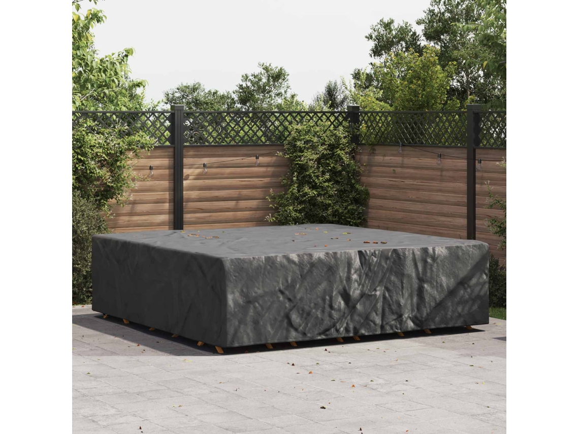 Vidaxl Capa Para Móveis Liso Preto 275 X 275 X 70 Cm 600d