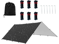 Lona Impermeável Para Camping, Abrigo Leve E Portátil Para Proteção.