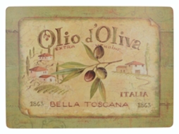 CREATIVE TOPS Grande Conjunto de Placemats Premium Olio D' Oliva