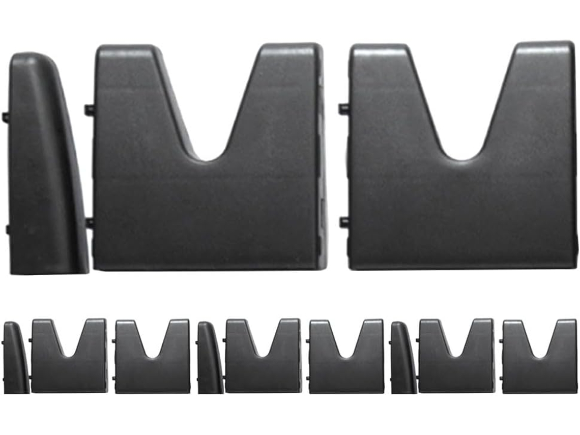 Suporte modular para montagem em carro, 2 peças, robusto e adaptável.