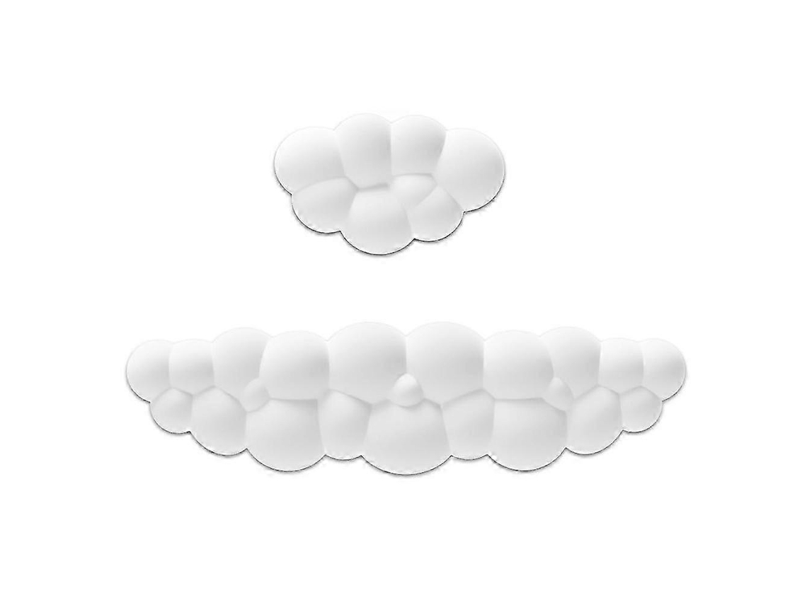 Lurelia Descanso De Pulso Ergonómico Para Teclado E Rato Branco Espuma Confortável