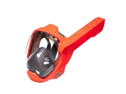 Máscara de snorkel facial completa Mali para adultos com sistema de respiração seca de 180°, visão panorâmica, anti-embaçamento e anti-vazamento.