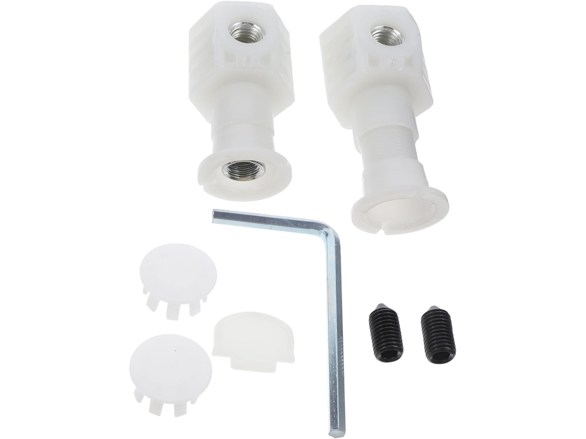 Kit De Parafusos Laterais De Ferro Reforçado Para Vaso Sanitário Com Vedação De Nylon, Parafusos Universais Para Tanque, Peças